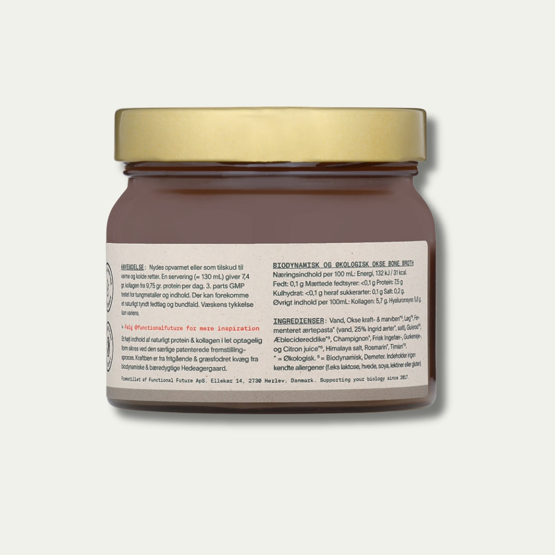 Økologisk/Biodynamisk Okse Bone Broth