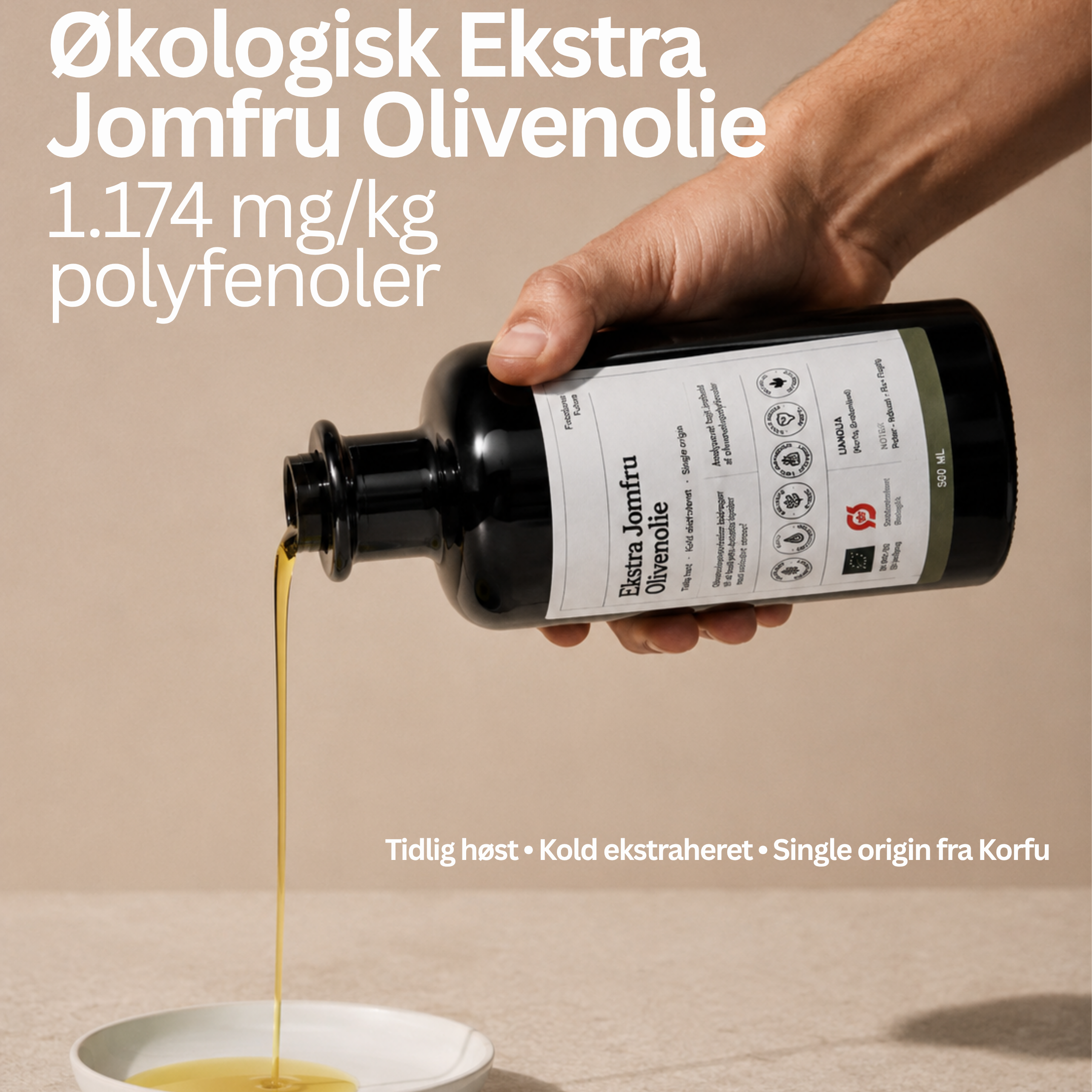 Forudbestilling: Økologisk Ekstra Jomfru Olivenolie
