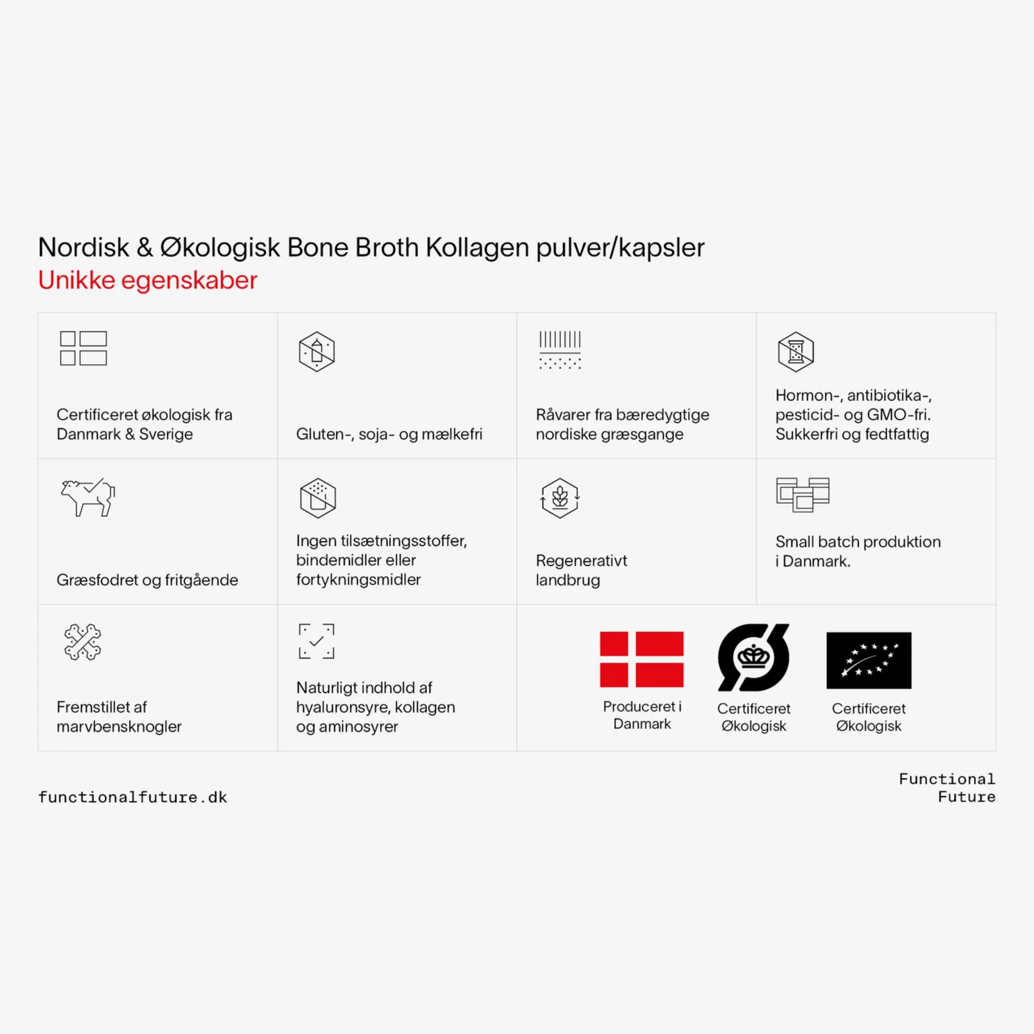 Økologisk Bone Broth Kollagen