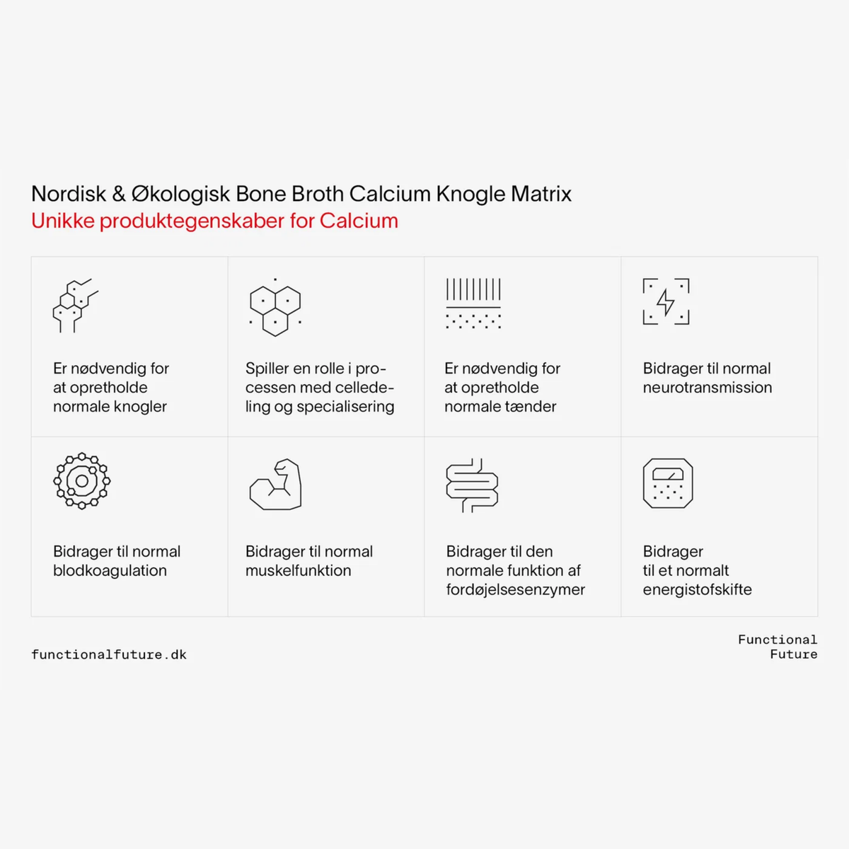 Økologisk Calcium Matrix Kosttilskud
