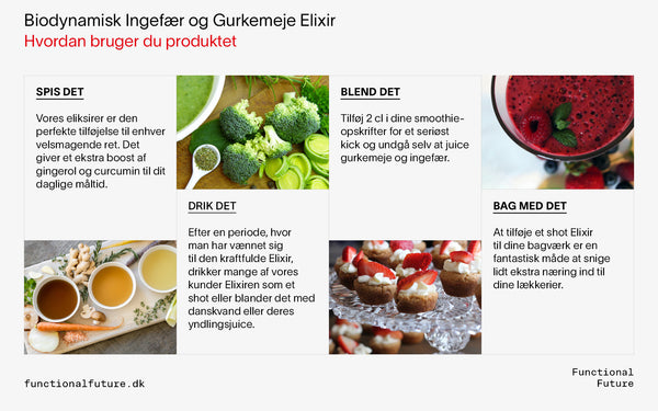 Biodynamisk Ingefær/gurkemeje drik