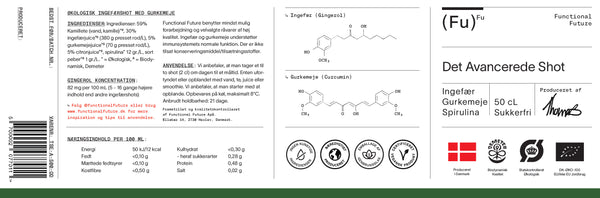 Biodynamisk Ingefær/gurkemeje drik